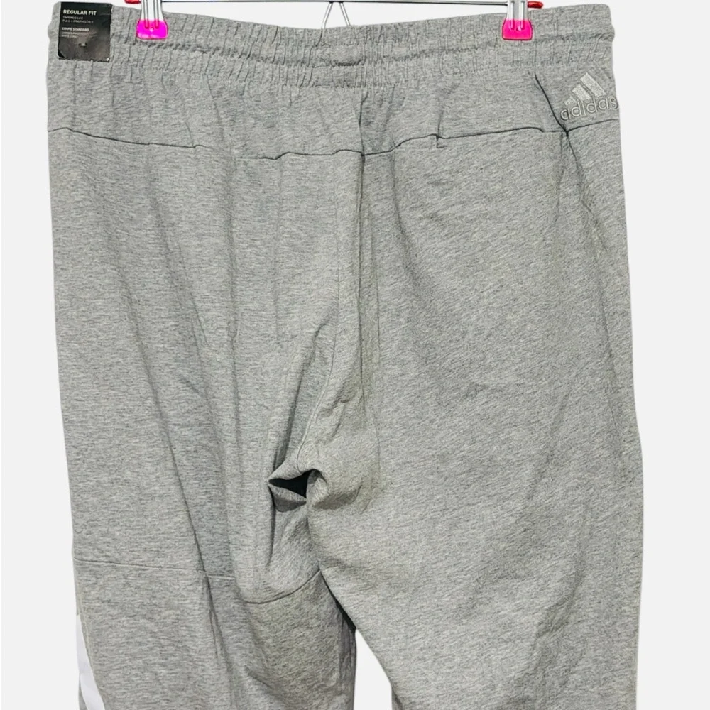 Adidas Essential Fleece Tapered Cuff Pants Sweatpants Joggers Gray Mens Size XL